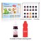 10 Liquid Colors for Soap Coloring,Coal Black, Royal Blue,Chocolate Brown,Lemon Yellow,Fruit Green,Sunset Red,Sunset Yellow,Deep Pink,Super Red and Grape Violet